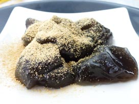 使用イメージ 黒本わらび餅